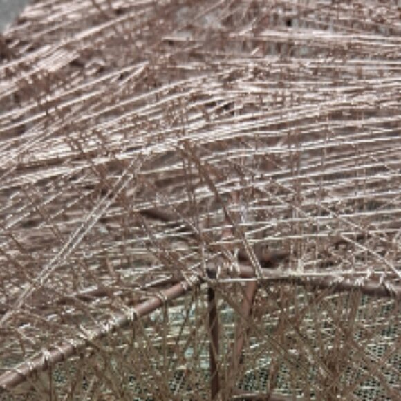 12" Rose Gold Thread Star - Picture 3 of 3